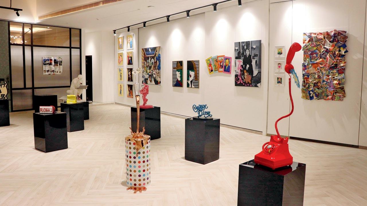 A peek into the vibrant gallery space