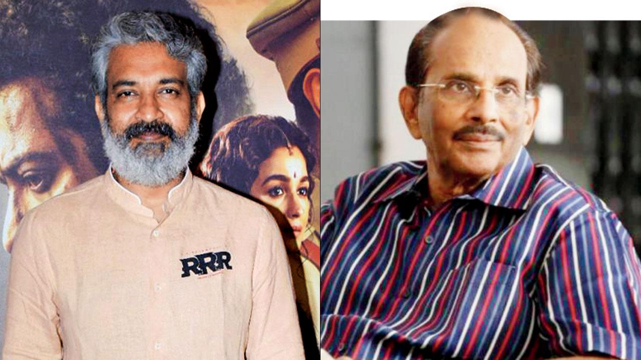 Rajamouli and KV Vijayendra Prasad