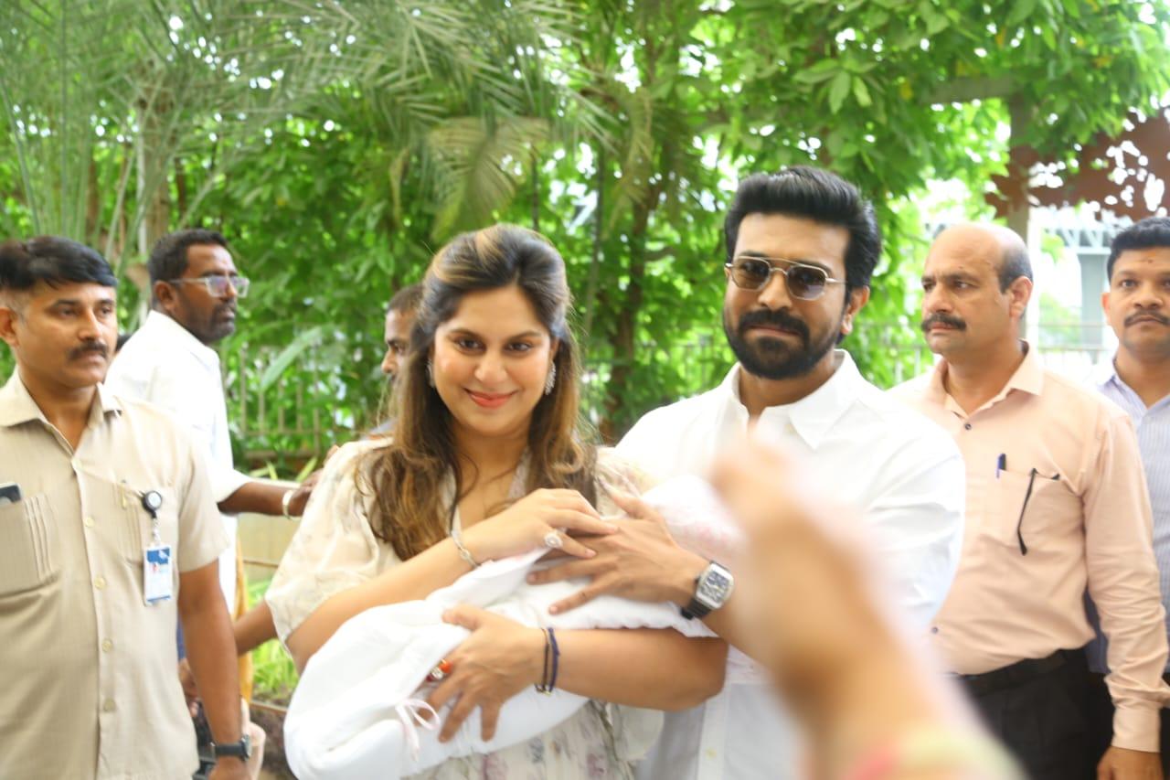 Ram Charan was also asked whom the baby resembles. To this, he laughed and said, 