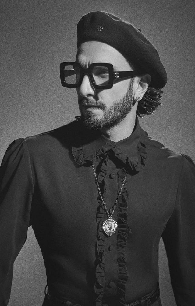 Ranveer Singh’s all Black look