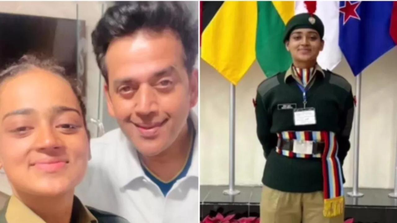 Actor Ravi Kishan's daughter Ishita embarks on a new journey in the defence force!