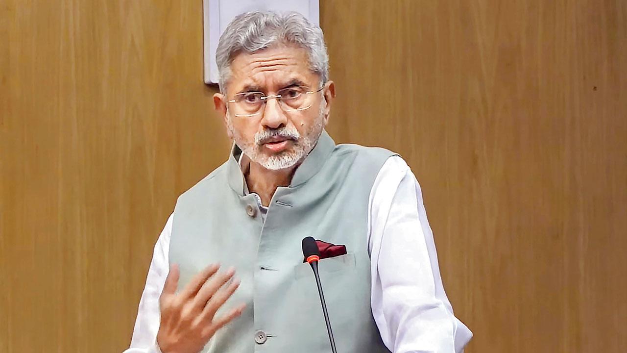 External Affairs Minister S Jaishankar. Pic/PTI