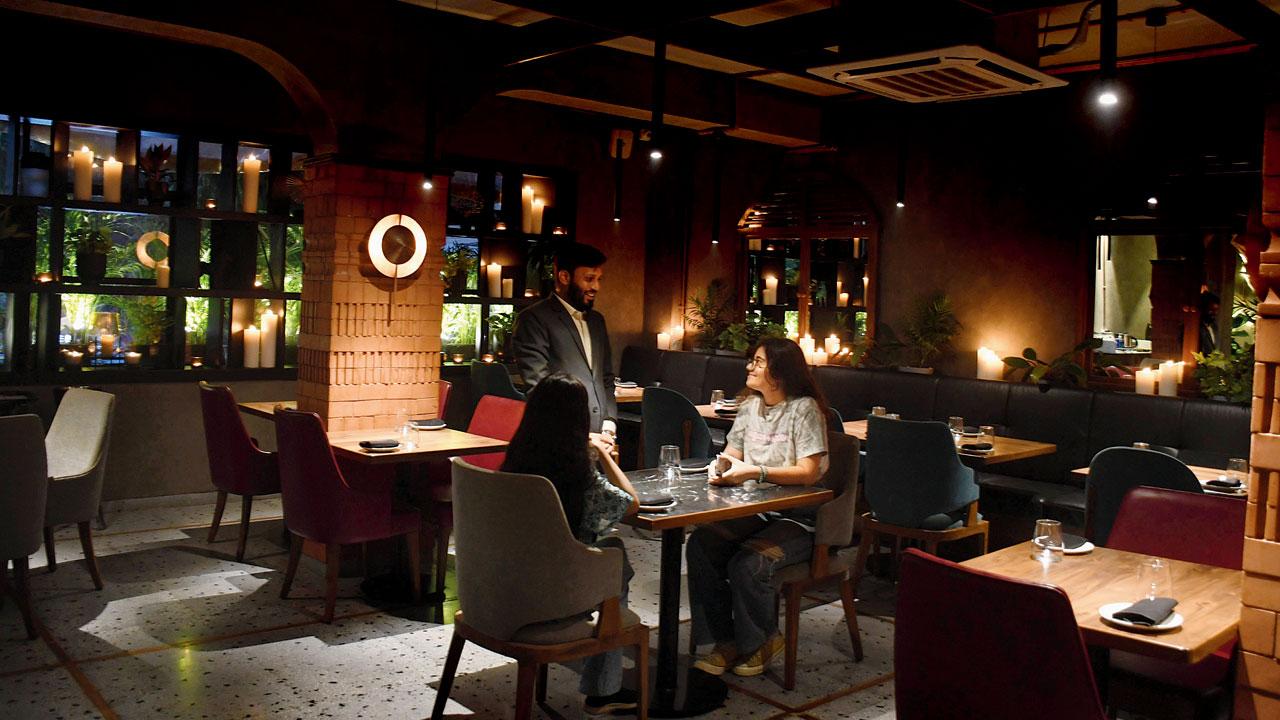 The reopened dining space of Napoli by Shatranj