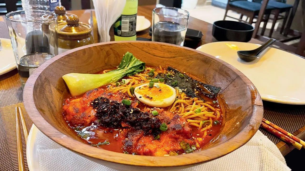 Kharghar resident Sakshi Prasad says it was difficult to get Asian food in Navi Mumbai before but things have changed now, as she frequents Squee and Spoon at Seawoods. Her go-to pick here is the spicy Korean ramen bowl (Rs 650).