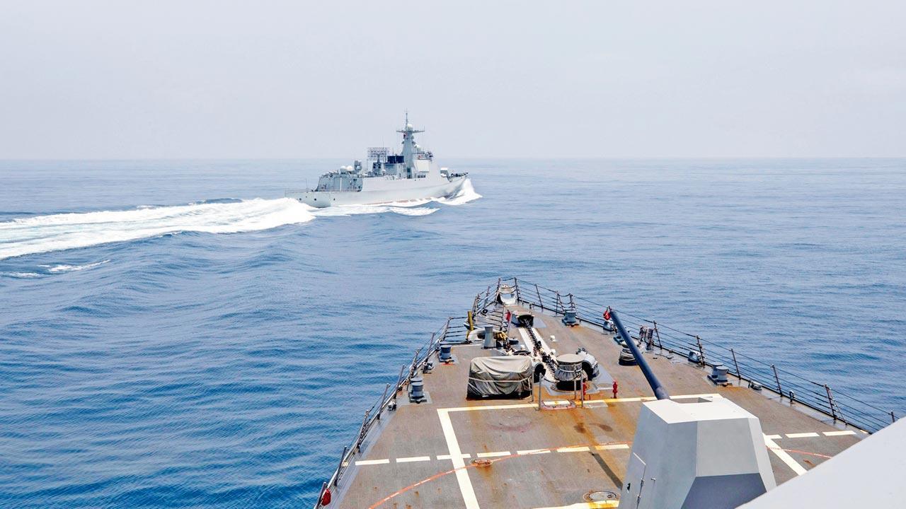 US releases video of close-call with Chinese destroyer
