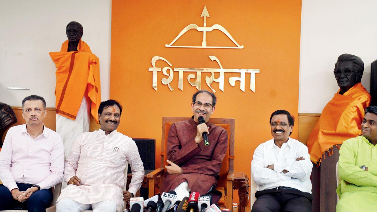 Uddhav Thackeray Sena’s protest march against SIT probe