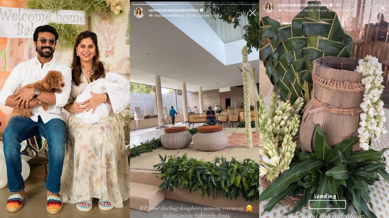 Ram Charan’s wife Upasana shares inside glimpses into 'Mega Princess' naming ceremony, see pics