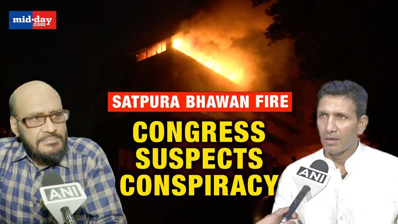  Bhopal: Fire in Satpura Bhawan, Congress suspects conspiracy 