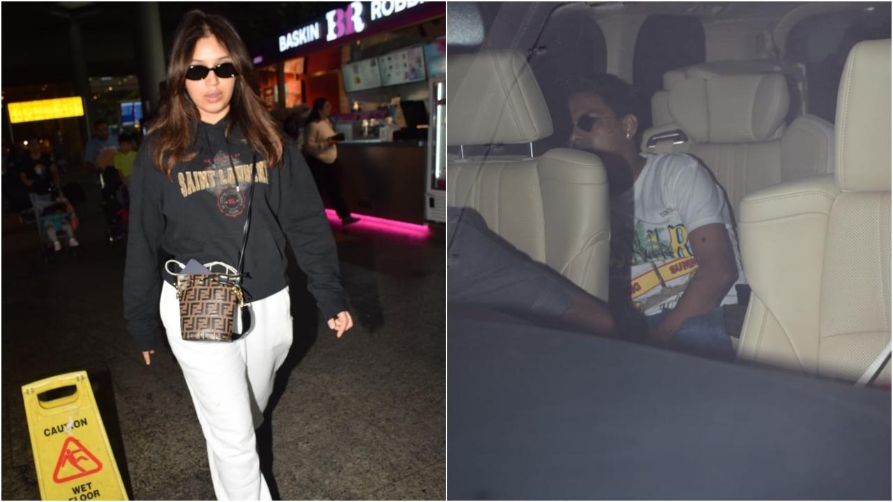 Bhumi Pednekar spotted leaving Mumbai airport with rumored BF Yash Kataria