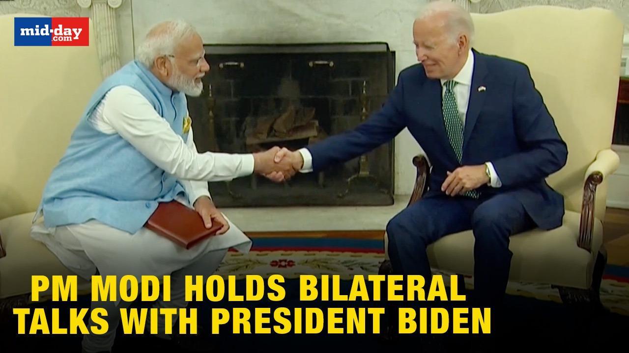 PM Modi US Visit: PM Modi holds bilateral meet with President Biden