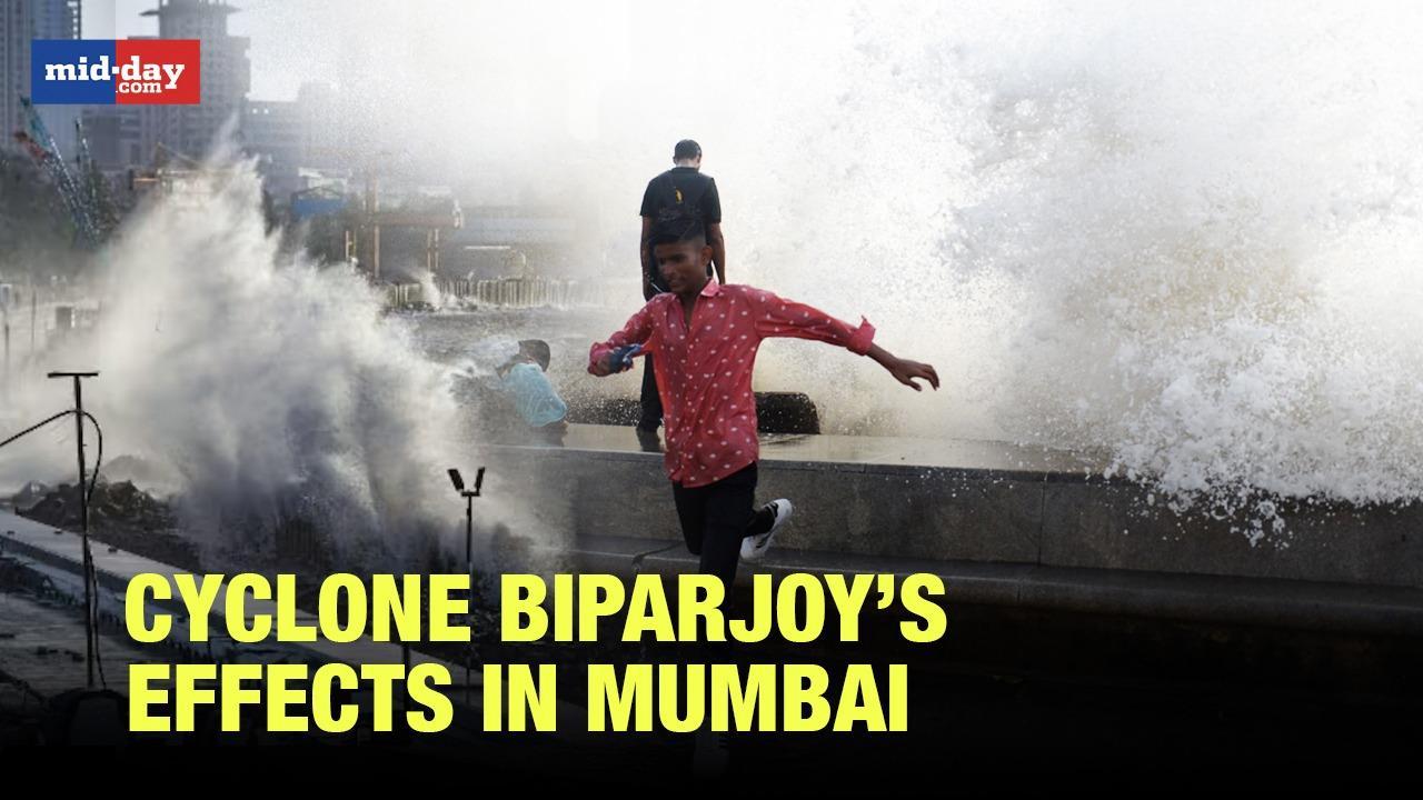 Cyclone Biparjoy intensifies in Gujarat, effects seen in Mumbai 