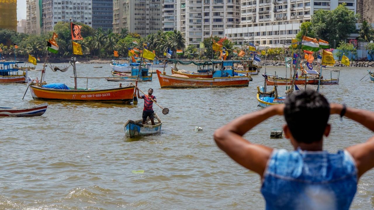 The weather department in a tweet on Tuesday said that squally winds of 45-55 kmph speed and gusting to 65 kmph is very likely over northeast Arabian Sea and off north Gujarat coast and warned fishermen not to venture into the sea