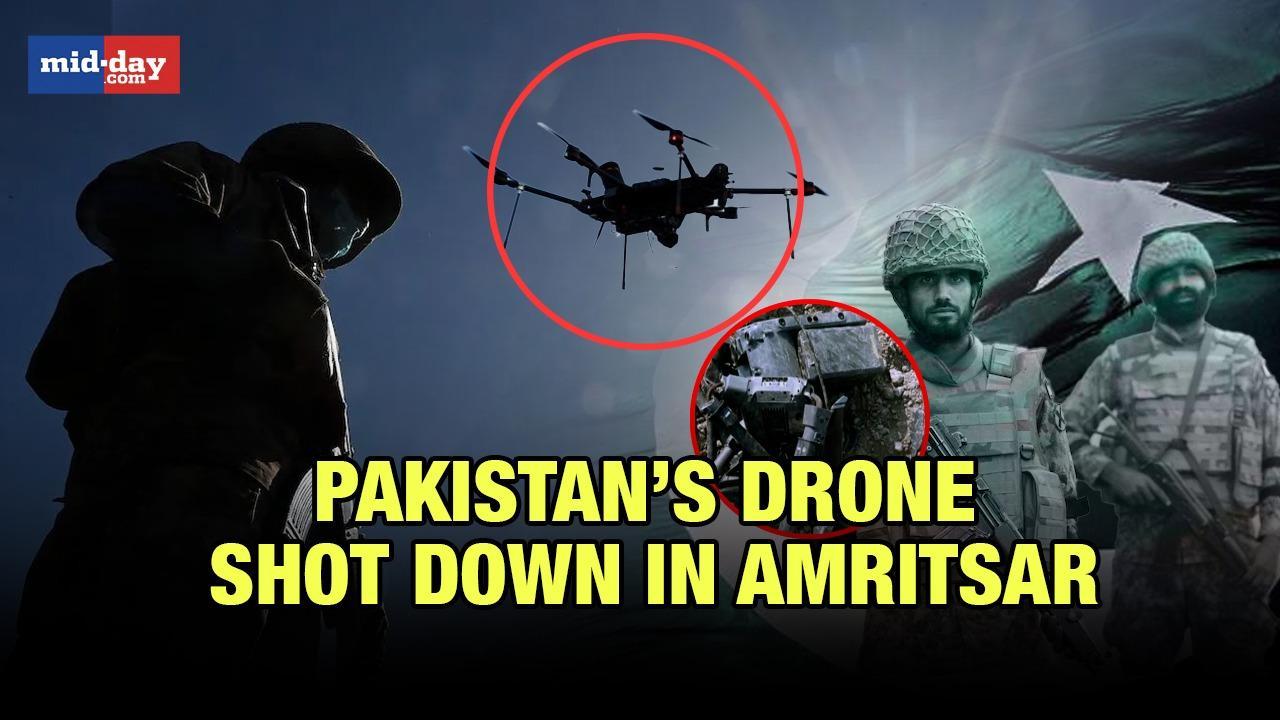 Pakistan's drone shot down by BSF in Amritsar