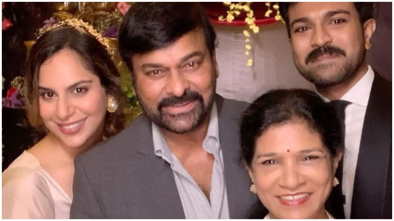 'Welcome Little Mega Princess' tweets Ram Charan's father Chiranjeevi after granddaughter's arrival