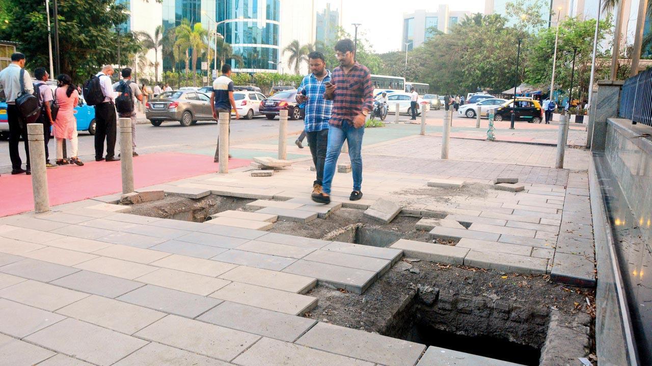According to the official, there are around 1 lakh manholes across the city. As a result, the smart manhole concept would work out to be very expensive. “We will find a cheaper solution,” the official said. The iron grills being installed under the manhole covers cost around Rs 10,000.