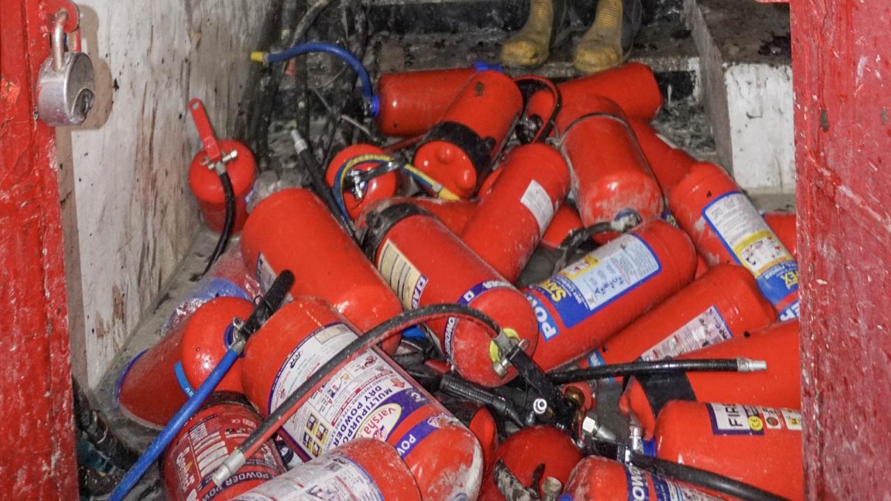 A call about the fire was received at 12.27 pm and a total of 11 fire tenders were pressed into service, Atul Garg, Director of Delhi Fire Service said on Thursday