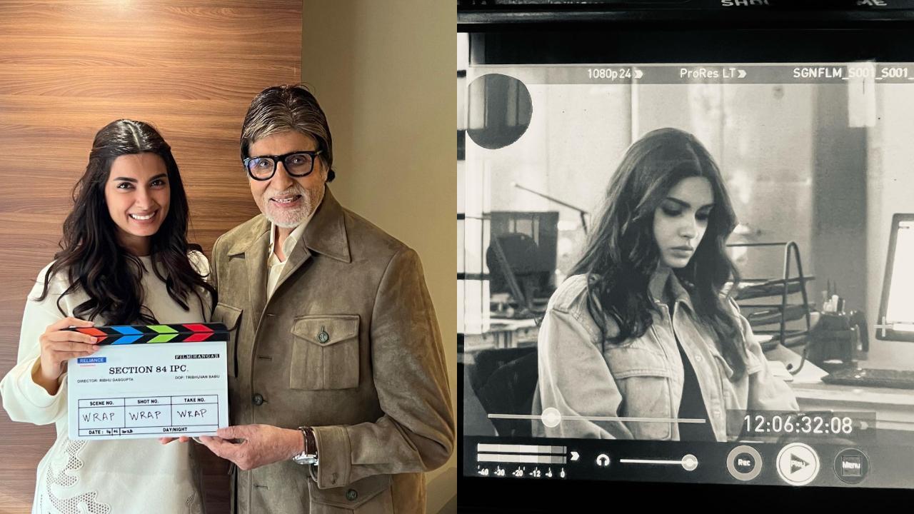 Diana Penty announces wrap of Section 84; shares picture with Amitabh Bachchan