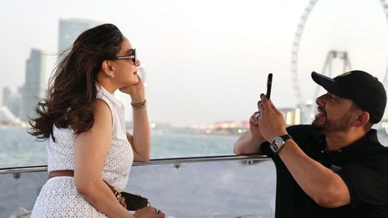 Madhuri Dixit, Shriram Nene exude major couple goals in new pictures