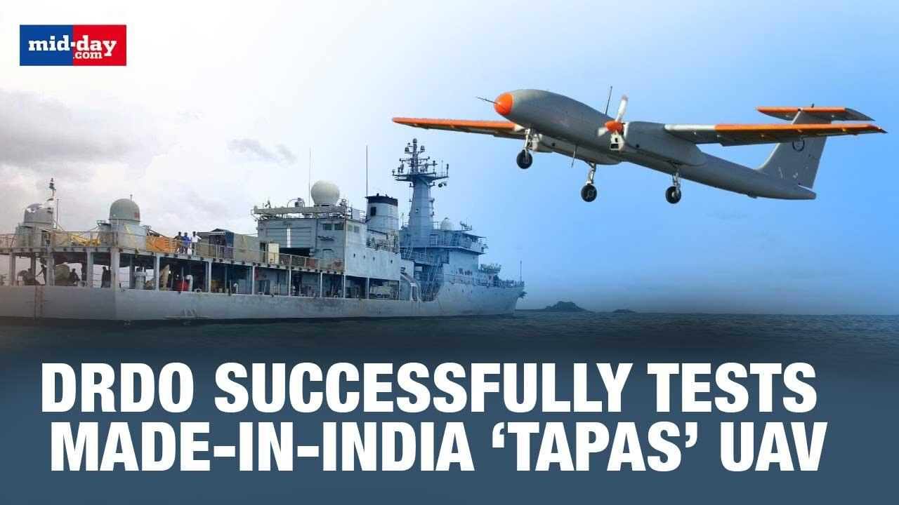 DRDO successfully tests made-in-India 'Tapas' UAV