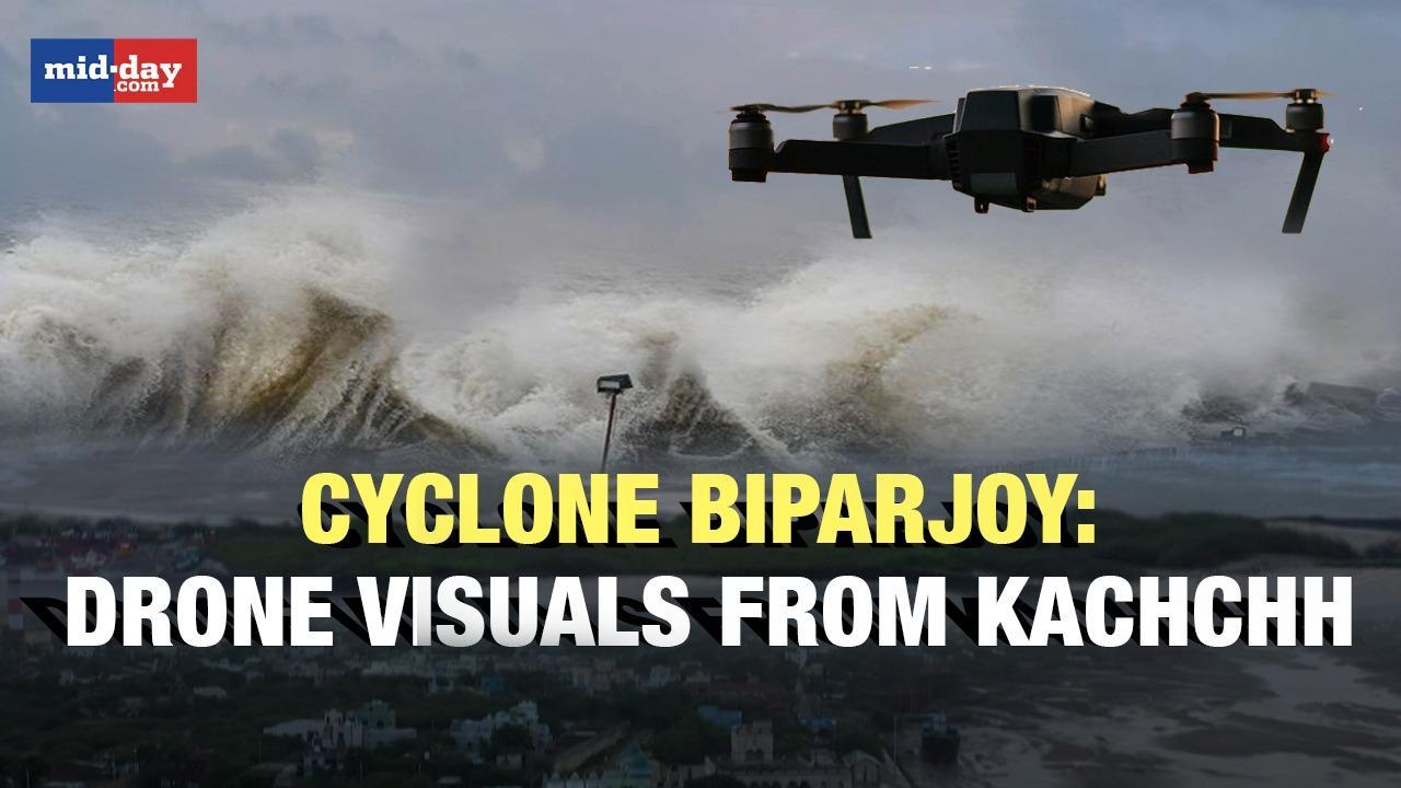 Biparjoy: Watch drone visuals from Kachchh ahead of the cyclone's landfall