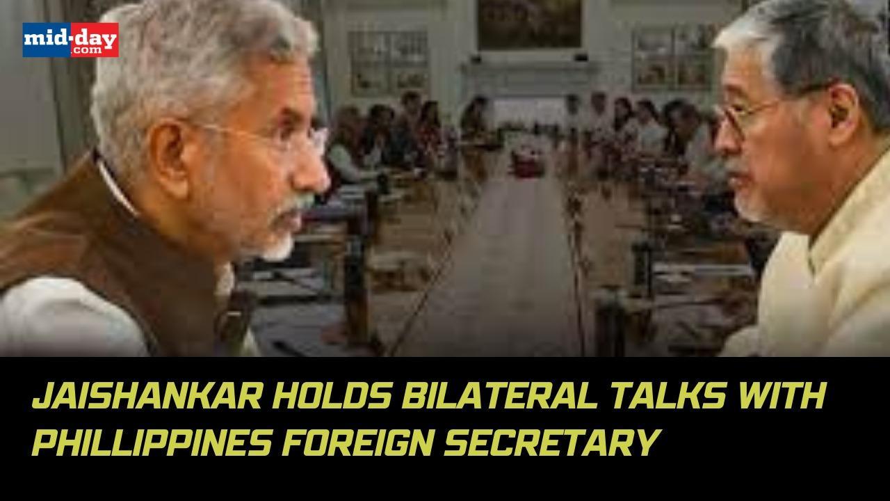 EAM S Jaishankar holds bilateral talks with Philippines foreign secretary