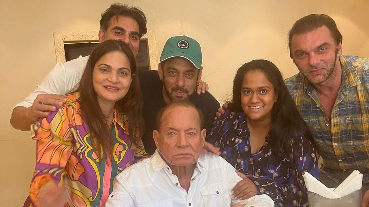 Actor-producer Arbaaz Khan has posted rare unseen photographs of Salim Khan and captioned it 'Daddy'
