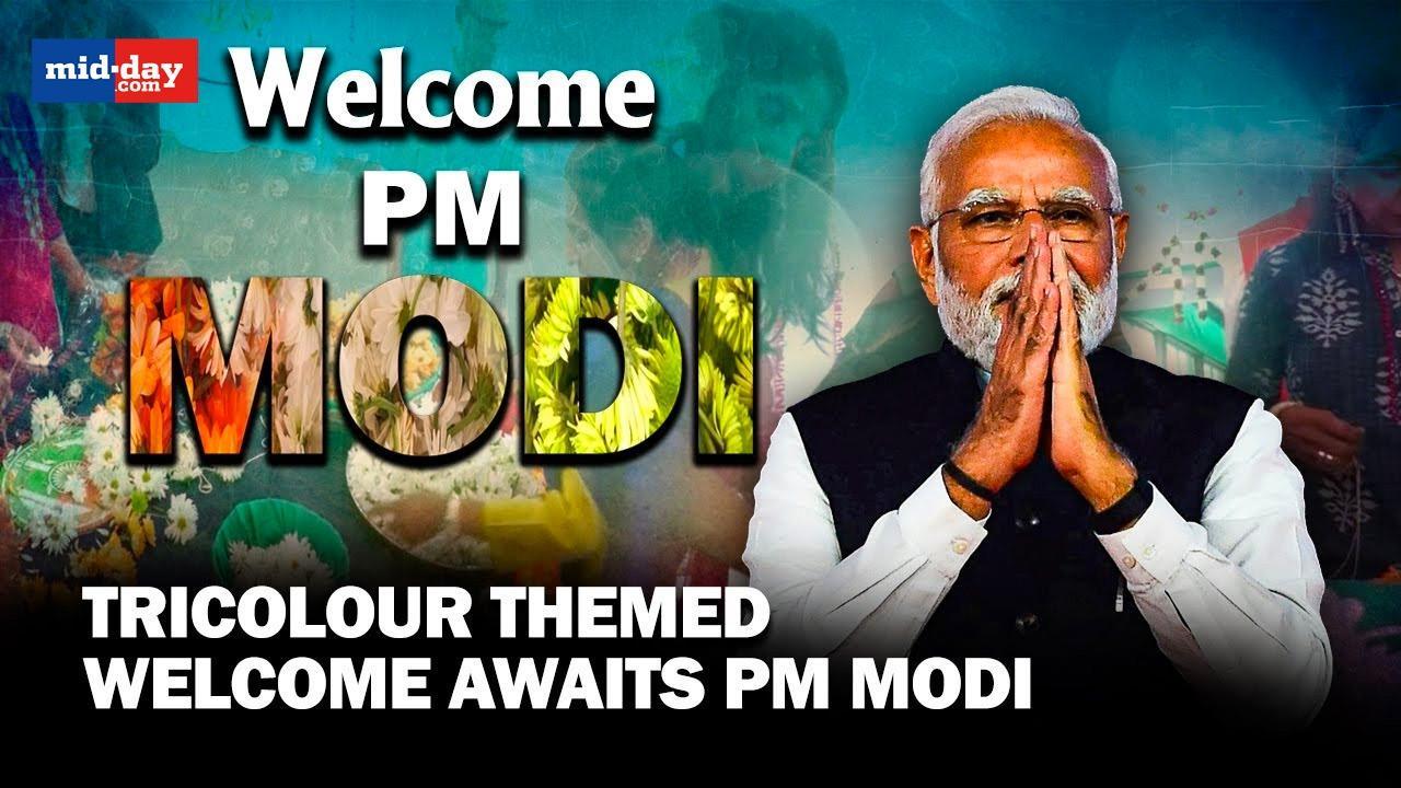 Indian diaspora prepares Tricolour garland to welcome PM Modi