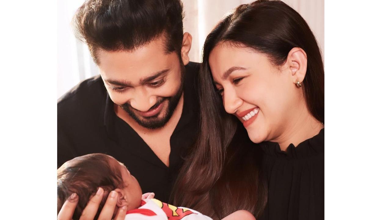 On Saturday, Gauahar Khan took to Instagram to reveal her and Zaid Darbar's son's name-a month since his birth. The couple have named their son Zehaan. Read full story here
 