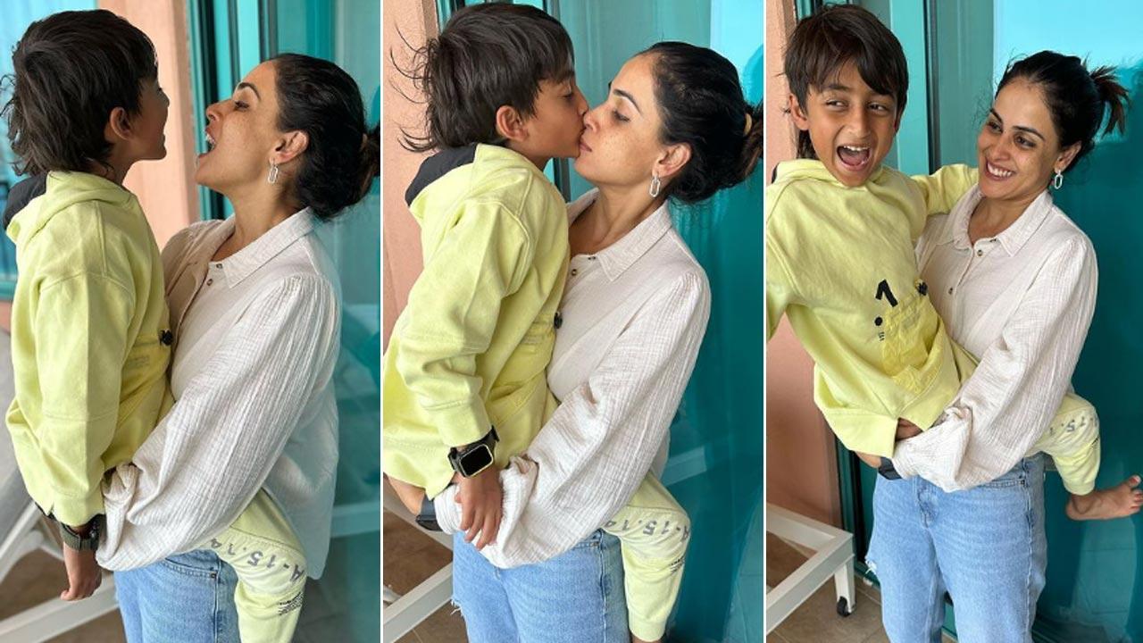 Genelia Deshmukh's wish for son Rahyl is all things love