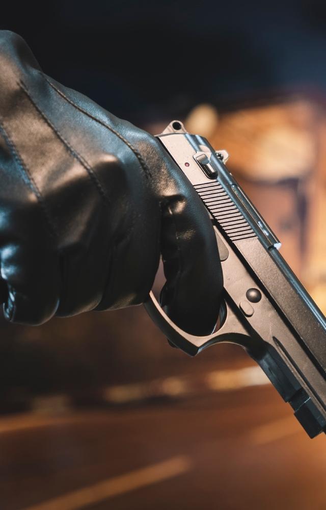 Some persons arrived there and allegedly fired at him from point blank range, an official said