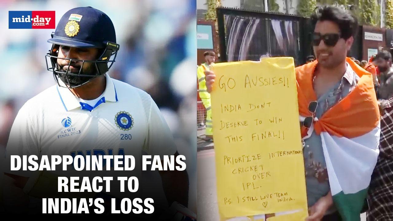 WTC Final 2023: Fans react to India's loss against Australia
