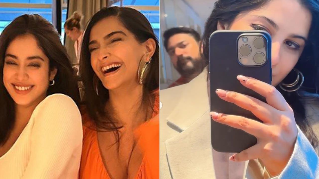 Janhvi Kapoor, Sonam Kapoor, Rhea Kapoor vacation together in London, see pics