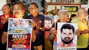 IN PHOTOS: Mumbaikars urge sportspersons to support wrestlers protest in Delhi