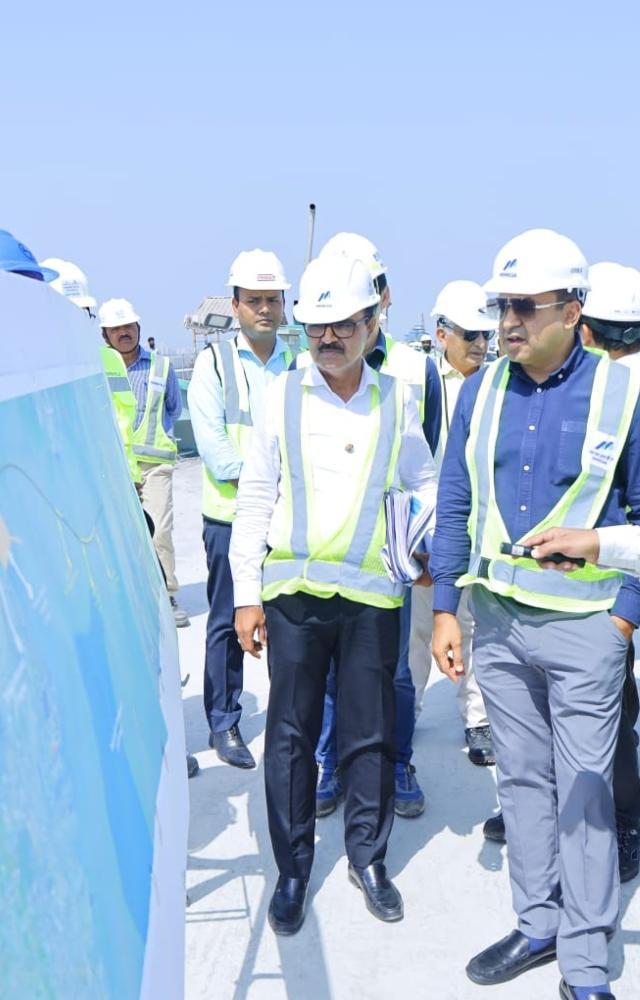 Pre-monsoon inspection of MTHL