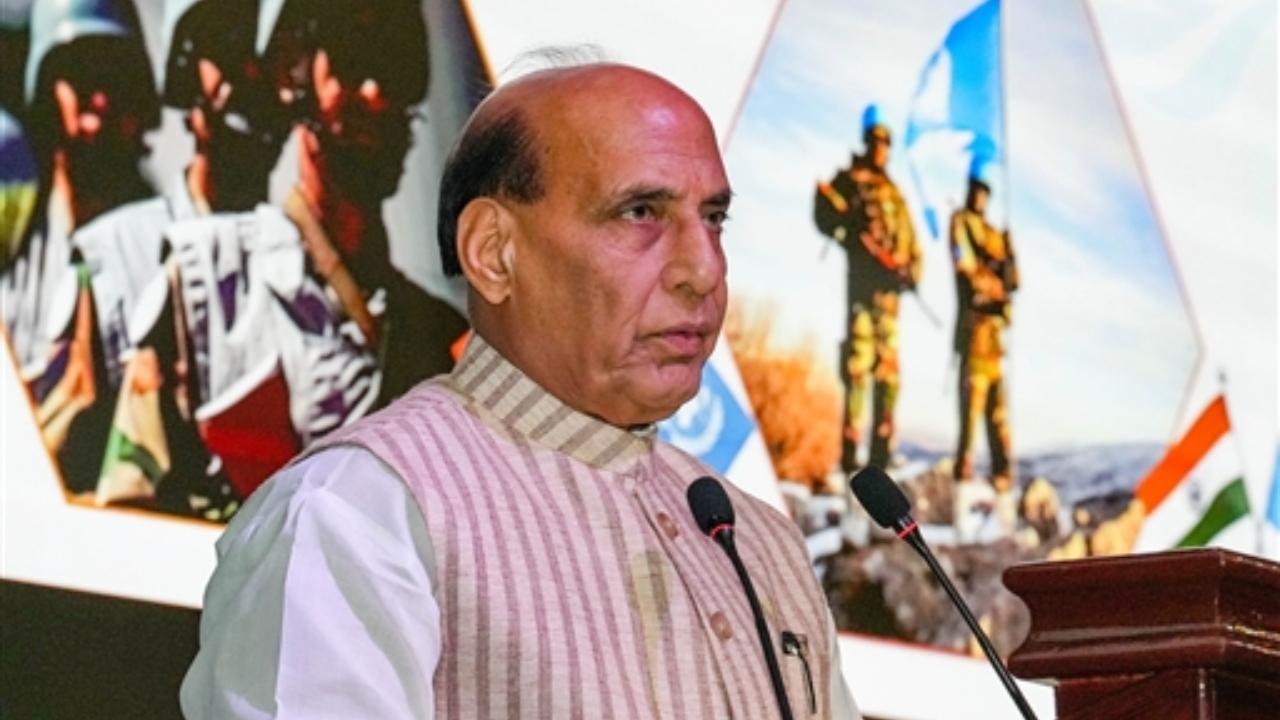 On the 75th anniversary of ‘UN Peacekeepers Day’, Defence Minister Rajnath Singh says, 