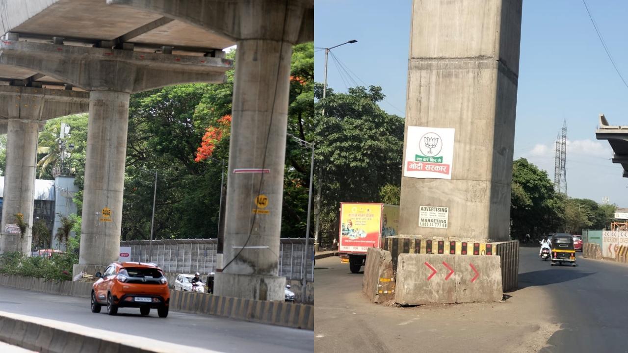 IN PHOTOS: Don’t use pillars as notice boards, appeals MMRDA