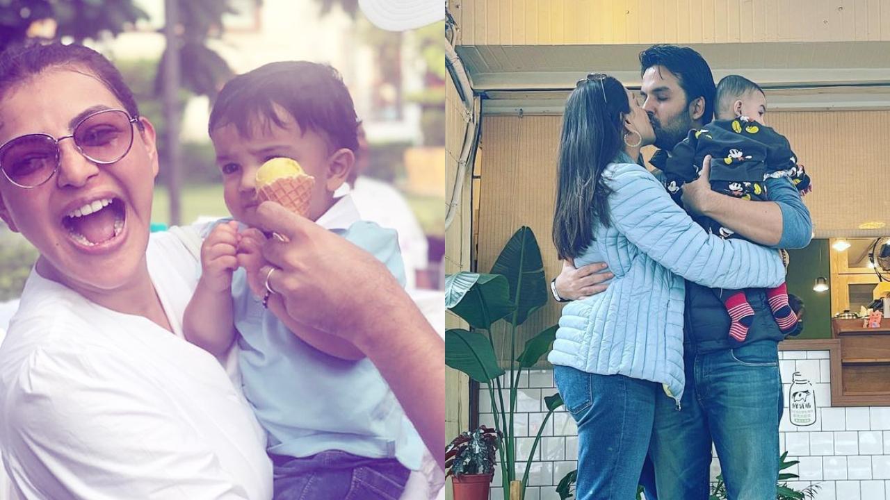 Birthday Special: Kajal Aggarwal's cute moments with son Neil Kitchlu