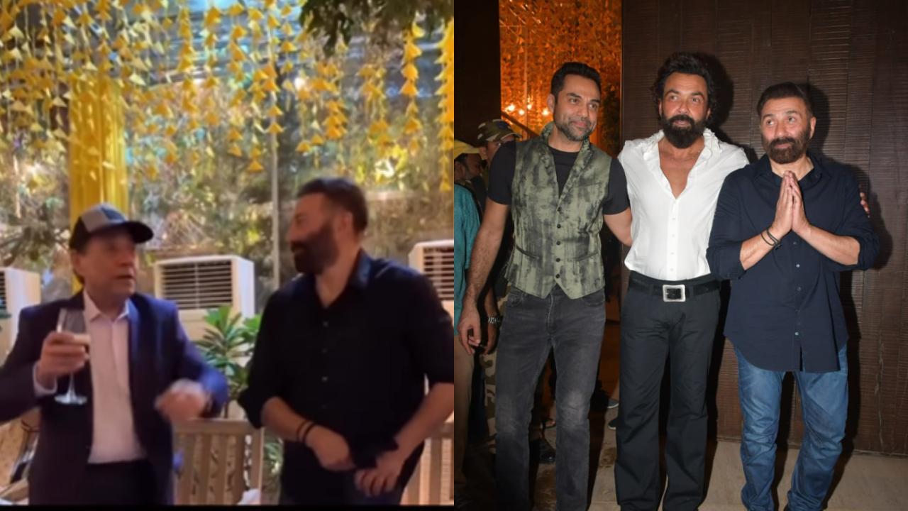 WATCH: Dharmendra and Sunny Deol's dance at Karan Deol's roka ceremony is too cute