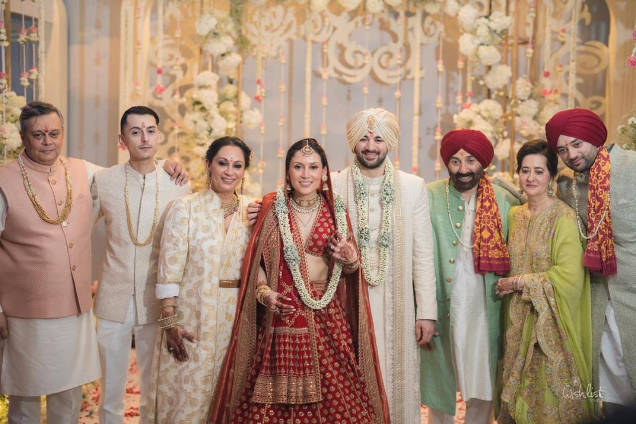 Karan Deol tied the knot with his longtime girlfriend Drisha Acharya in Mumbai on Sunday morning. Later in the evening, Karan and Drisha hosted a reception for their industry friends and family members.Actors like Salman Khan, Aamir Khan, Ranveer Singh and Deepika Padukone, and Anupam Kher among others also attended the event