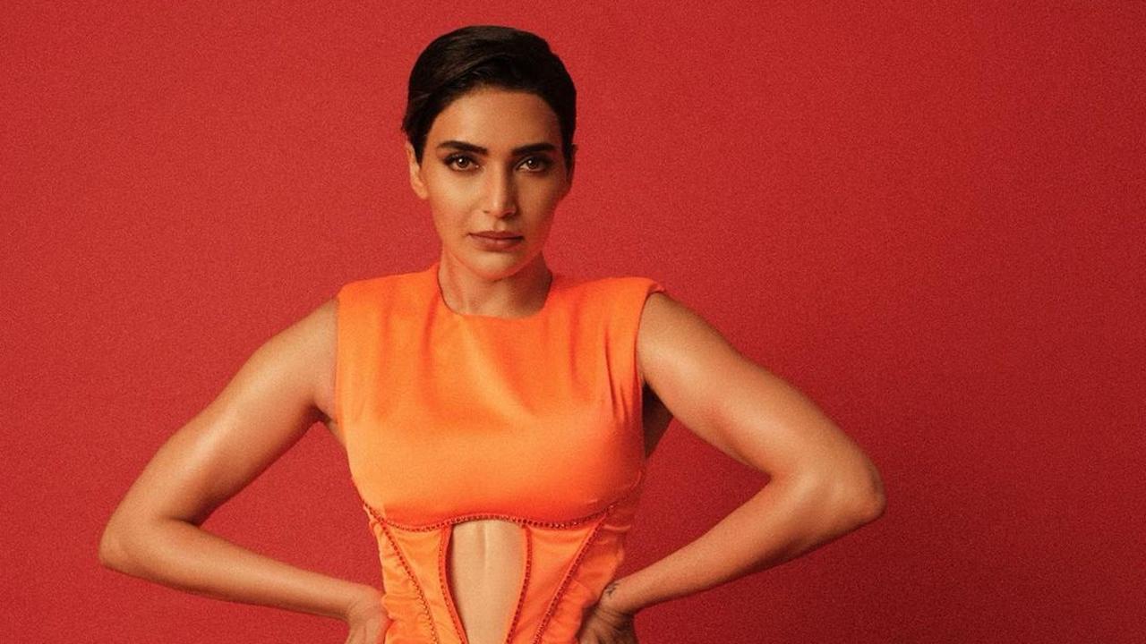 Tall and beautiful, Karishma Tanna regularly sweats it out in the gym and shares her progress with followers on Instagram.