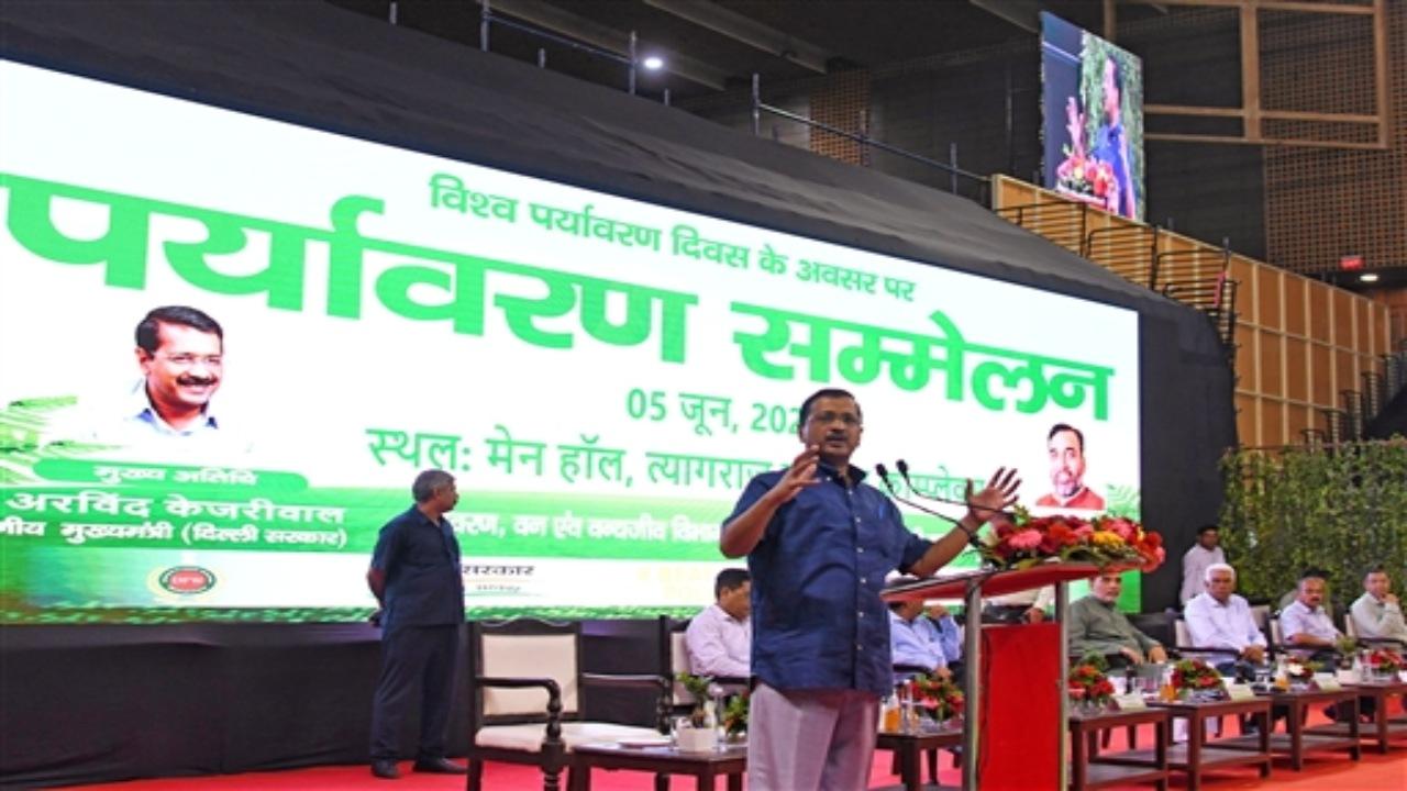 Addressing a gathering at Thyagaraj Stadium on the occasion of World Environment Day, he asserted that both PM 2.5 and PM 10 levels 
