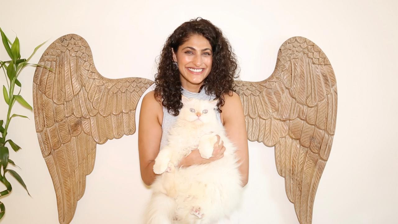 Watch Kubbra share fun facts about her cat being multilingual and a lover of coconut water and malai.