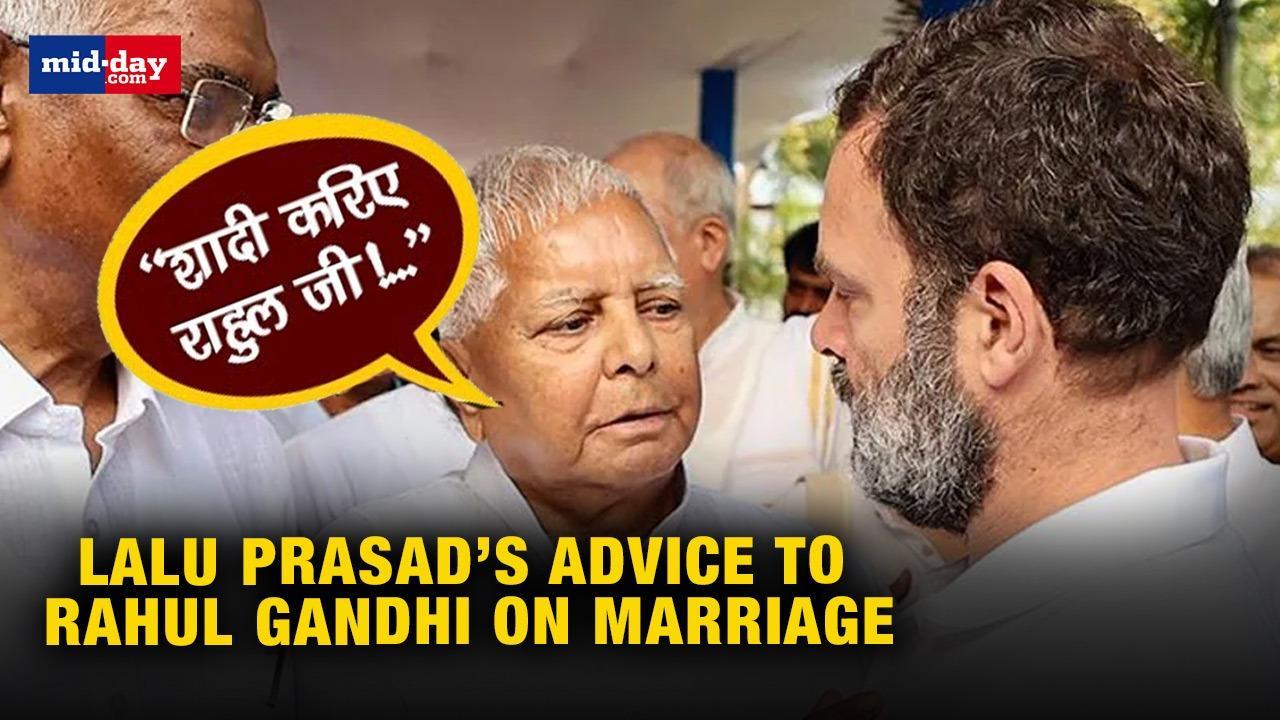 Lalu Prasad’s advice to Rahul Gandhi on marriage left laughing at the oppn meet