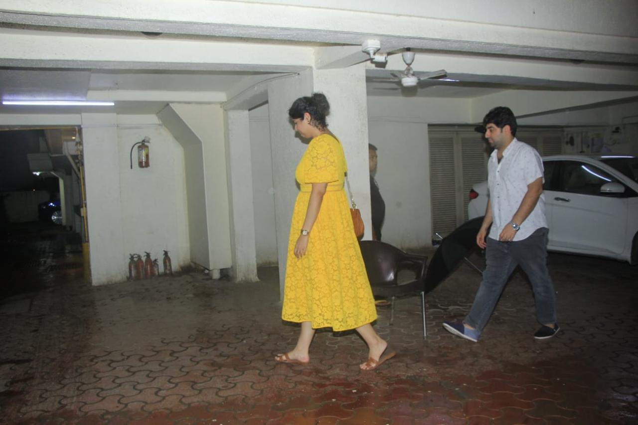 Anshula arrived along with her boyfriend Rohan Thakkar for the midnight celebration