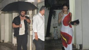 In Pics: Malaika Arora, Anshula Kapoor visit Arjun Kapoor for a midnight birthda
