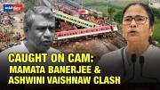 West Bengal CM Mamata Banerjee and Railways Minister Ashwini Vaishnaw clash over death toll