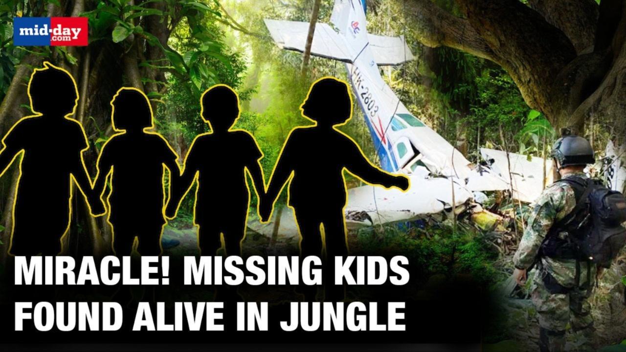 Four Colombian children survive the Amazon jungle for weeks after plane crash