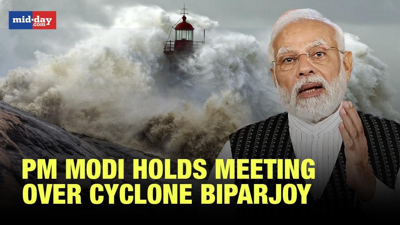  PM Modi holds meeting to review situation of cyclone Biparjoy 