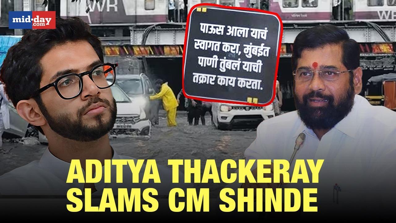Mumbai Rains: Aditya Thackeray slams CM Shinde for his remark