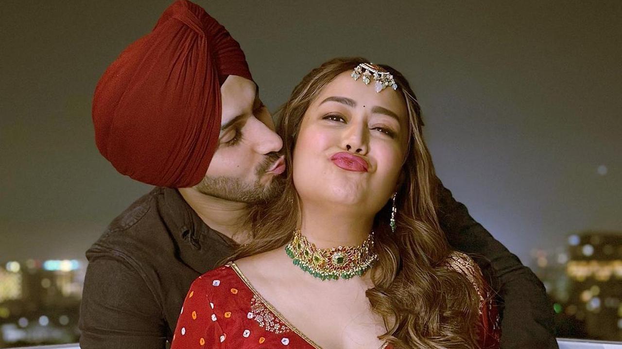The couple shared some sweet moments from their Karva Chauth celebrations, with their followers.